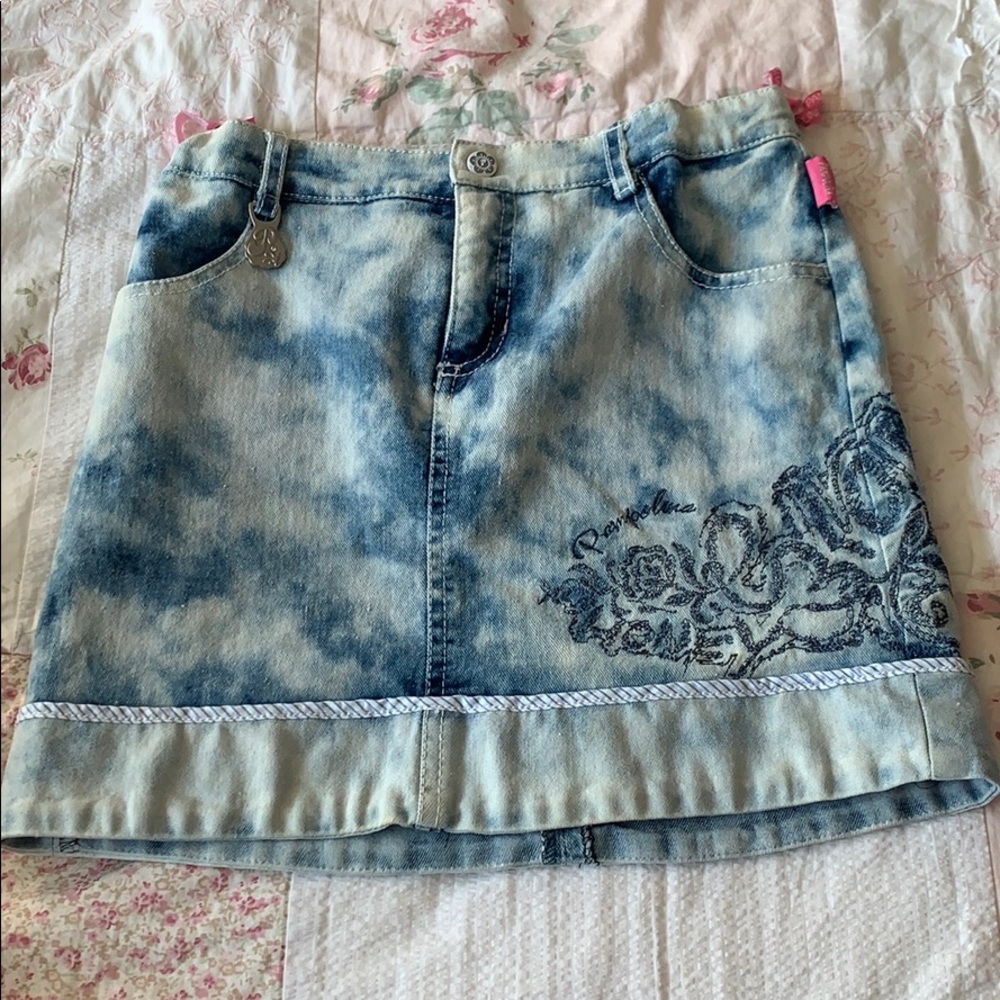 pampolina brand girls size 10 jean skirt